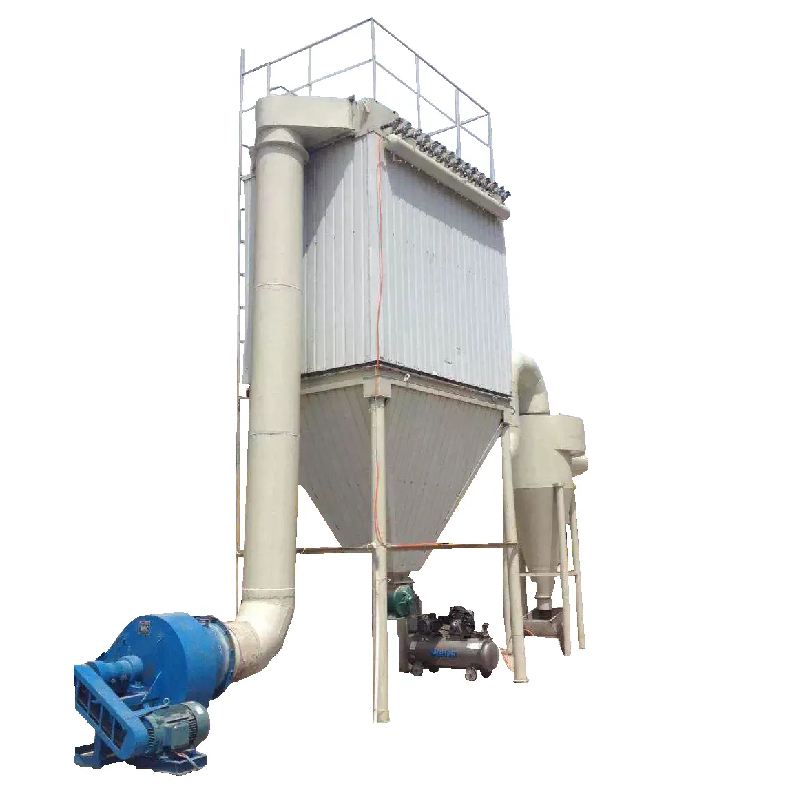 Toz toplayıcı konut endüstriyel talaş toplama veya kumaş Filbag filtre temizleme sistemleri