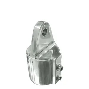 Stainless Steel 316 Bimini Top Cap Fits OD 1 Inch Round Tubing Fitting External Eye End Top Fitting Boat Marine Hardware