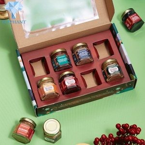 Christmas Gifts Bottled Food Gift Packaging <b>Box</b> With Window - Product Image 3