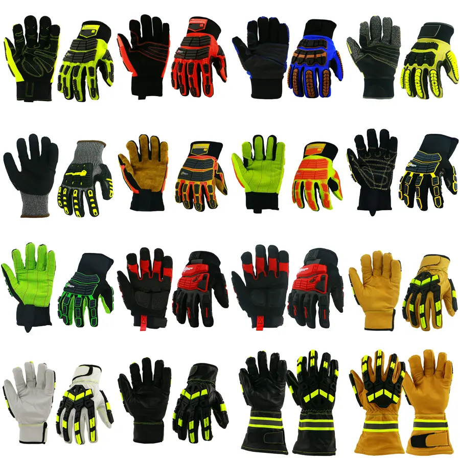 BSP oil and gas safety waterproof anti impact high impact gloves oilfield working