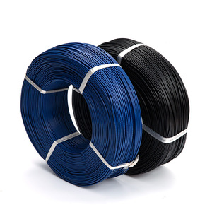 Fil isolé en PVC plat solide UL1015 18AWG Cuivre étamé 600V IP67 UL758 -<span class=keywords><strong>10</strong></span>-+105 Automobile Industriel Machinerie QINDA CN - Product Image 3