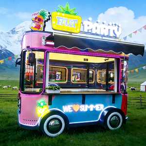 Truk Makanan Multifungsi, Gerobak Makanan Cepat Saji dan Jajanan Komersial, Peralatan Kios Bergerak - Product Image 1