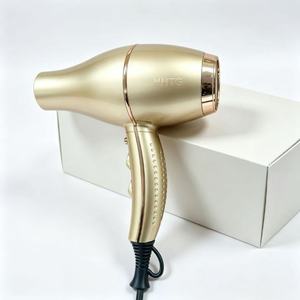 Sèche-cheveux professionnel ionique pliable compact 2400W AC avec poignée antidérapante, 3 vitesses, température constante, pour usage domestique - Product Image 1
