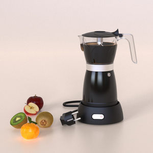 เครื่องชงกาแฟเอสเปรสโซไฟฟ้าแบบอิตาลี,เครื่องชงมอคค่า6ถ้วยวัสดุเกรดอาหารใช้ในบ้านราคาถูก - Product Image 3