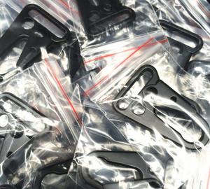 Đen Ngoài Trời Olecranon Kim Loại Móc Khóa Clasp Công Cụ EDC Gear Đi Bộ Carabiner Chiến Thuật - Product Image 6