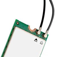 Antenne WiFi interne M.2 avec câble de 40 cm (1,3 pi) pour ordinateur portable, module sans fil MHF4, signal BT 2,4 GHz 5,8 GHz, polarisation verticale