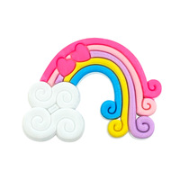 Exquises breloques pour chaussures Croc, 23 styles, motifs nœud papillon, arc-en-ciel, chien ballon, cactus, mignons, à faire soi-même, accessoires de décoration et cadeaux
