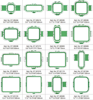 Cerceaux magnétiques MaggieFrame pour machine à broder SWF, accessoires de couture