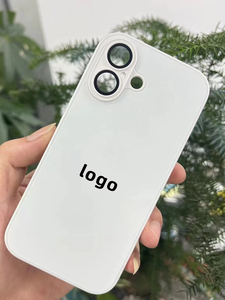 Custodie per telefoni cellulari <span class=keywords><strong>in</strong></span> vetro e <span class=keywords><strong>Silicone</strong></span> per <span class=keywords><strong>iPhone</strong></span> 16 15 14 12 11 con protezione per lenti - Product Image 3