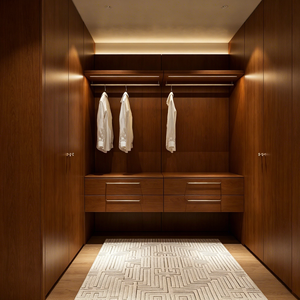 ขายตรงจากโรงงาน ตู้เสื้อผ้าคุณภาพสูงสำหรับห้องนอน ตู้เก็บของขนาดใหญ่ ตู้เสื้อผ้าแบบวอล์กอิน<span class=keywords><strong>ไม้</strong></span>จริงสั่งทำพิเศษ - Product Image 3