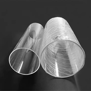 Seau de présentation cylindrique en acrylique transparent, fond scellé, taille personnalisée, parois épaissies, services de découpe/moulage/estampage - Product Image 5
