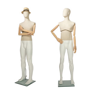 หุ่นจำลองผ้าสำหรับแม่ของผู้ชาย,หุ่นจำลองทำจากไม้แบบมีความยืดหยุ่นปรับแต่งได้ - Product Image 5