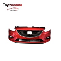 Topzonauto Hochwertige Kunststoff-ROTE Frontstoßstange für Mazda 6 Frontstoßstangen-Baugruppe 2014-2018 Ersatz-Referenz