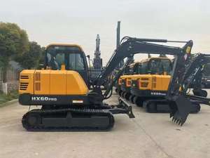 Original HX60 PRO 6Ton Crawler Excavator Durable for Municipal/Garden Construction Hot Sale - Product Image 2