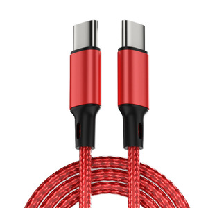 Cable de Datos USB Tipo C a Tipo C de 60W con Carga Rápida y Trenzado para Teléfono Móvil, Tableta y Computadora - Product Image 3
