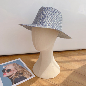 Unisex Chất Lượng Cao Bán Buôn Phụ Nữ Boater Người Đàn Ông Quý Ông <span class=keywords><strong>Hat</strong></span> Flat <span class=keywords><strong>Top</strong></span> Với Rơm Bãi Biển <span class=keywords><strong>Hat</strong></span> Vòng Mùa Hè Mặt Trời Panama <span class=keywords><strong>Hat</strong></span> - Product Image 3