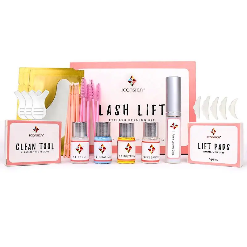 Pestana Iconsign lifting de pesta kit sollevamento ciglie hot sale eyelash perm kit lash lift kit With Applications