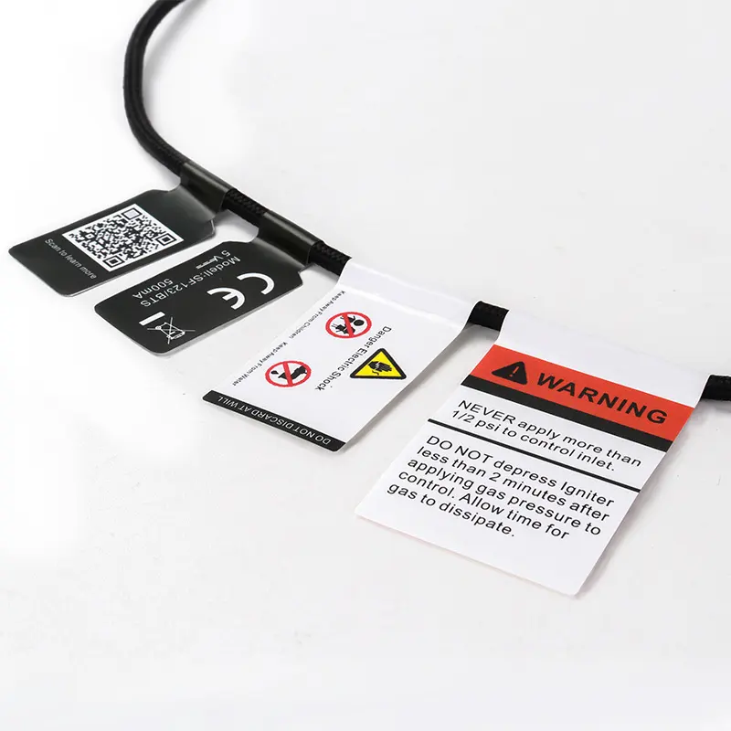 Etiquetas electrónicas personalizadas de fábrica, etiquetas con Cable y batería, precio barato