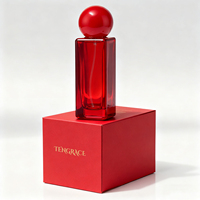 Flacon de parfum en verre personnalisé de luxe 10ml 30ml 50ml, vaporisateur rectangulaire avec emballage en boîte