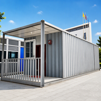 Boutique de bar préfabriquée au design élégant, maisons modulaires préfabriquées en conteneurs