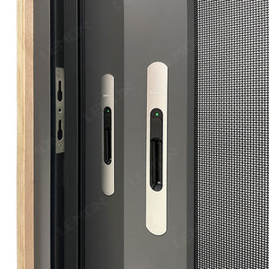 Thiết kế đơn giản cửa sổ trượt nhôm với cửa sổ chống muỗi âm thanh cửa sổ trượt dọc - Product Image 2