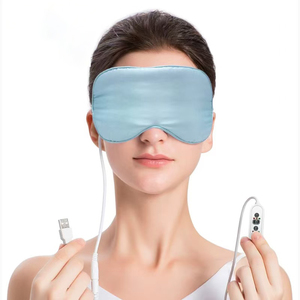 Máscara <span class=keywords><strong>de</strong></span> Ojos Calefactable <span class=keywords><strong>de</strong></span> Seda, Compresa Caliente Eléctrica USB con Control <span class=keywords><strong>de</strong></span> Temperatura y Temporizador, para un Sueño Reparador, para Hombres y Mujeres, Uso en las Cuatro Estaciones - Product Image 3