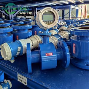 Ip68高精度ブルーポータブル超音波マスフローメーター液体排水電磁フローメーター - Product Image 3