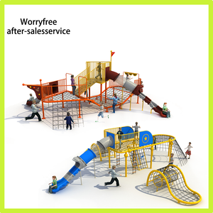 ¡Oferta de 2025! Marco de escalada seguro para niños y curso de cuerdas con asas de seguridad. Adventure Net para parques y patios escolares - Product Image 4