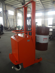 Empileur de fûts semi-électrique Huize 500 kg avec moteur 1,6 kW, capacité 55 L, en acier inoxydable, élévateur de fûts motorisé 1600 mm à utilisation facile - Product Image 6