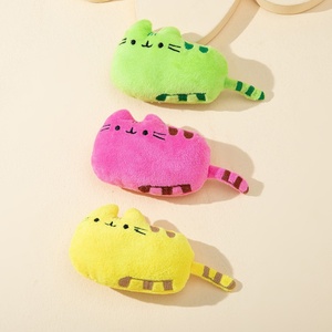 Jouet pour chaton amusant en <span class=keywords><strong>peluche</strong></span>, jouet à mâcher sonore avec herbe à <span class=keywords><strong>chat</strong></span>, pour l'auto-entretenissement, anti-ennui, interactif et résistant aux griffures - Product Image 2