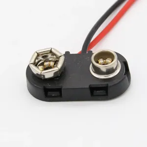 Connecteur à clip pour batterie 9V, support de fils, 10 à 100 pièces - Product Image 3