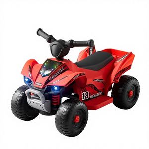 Nouvelle moto électrique tout-terrain en plastique pour enfants, <span class=keywords><strong>quad</strong></span> à quatre roues avec musique et éclairage, rechargeable, jouet pour bébé à siège. - Product Image 1