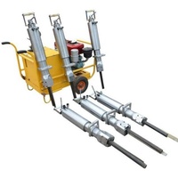 Machine à fendre les pierres en cube électrique/diesel à faible prix et à haute efficacité, brise-roche hydraulique, burins, machine à fendre les roches