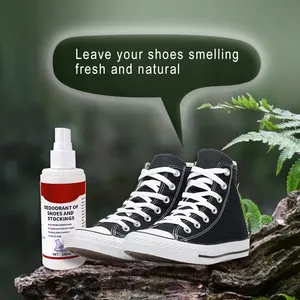 Spray déodorant naturel pour chaussures et pieds Spray déodorant anti-croissance fongique pour chaussettes et chaussures
