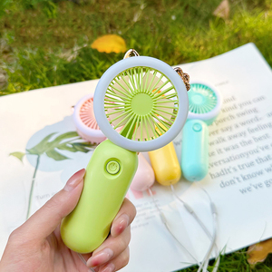 Mini ventilateur portable NEWYUES Daisy, rechargeable par USB, avec lumière nocturne, ventilateur de poche à trois vitesses réglables - Product Image 4