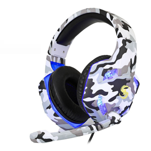 หูฟังสำหรับเล่นเกม,อุปกรณ์เสริม Ps4มีสายสำหรับเล่นเกมลายพราง - Product Image 1