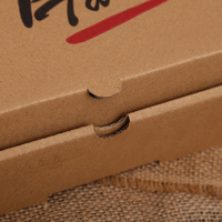 Boîte à hamburger en papier kraft compostable, conteneur pour restauration rapide avec laminage brillant, gaufrage, emballage personnalisé pour pizza et hamburger, recyclable