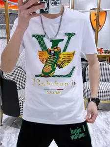 <span class=keywords><strong>เสื้อยืด</strong></span>โอเวอร์ไซส์ผู้ชาย ผ้าฝ้ายถัก 100% หนัก 220 กรัม ทรงบ็อกซี่ สไตล์สตรีทแวร์ ตัดสั้น พิมพ์โลโก้ตามสั่ง คุณภาพสูง - Product Image 5