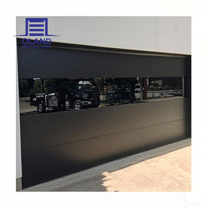 ประตูโรงรถกระจกอลูมิเนียมดีไซน์ทันสมัยขายดี พร้อมระบบอัตโนมัติ แผงแซนวิชกระจกนิรภัย สำหรับบ้านวิลล่า - Product Image 3