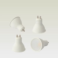 Projecteur LED intelligent Zigbee Tuya pour maison connectée, alimenté par électricité et batterie, contrôle par application et vocal, minuterie, interface GU10, matériau en verre