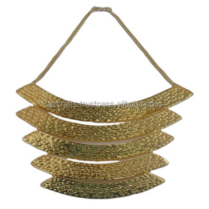 Collier en laiton plaqué or - Product Image 1