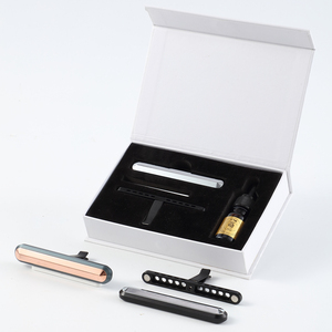 น้ำหอมปรับอากาศในรถยนต์ ดีไซน์หรูหรา สีโรสโกลด์ กลิ่นหอมติดทนนาน เป็นมิตรต่อสิ่งแวดล้อม รีฟิลได้ รุ่นปี 2026 - Product Image 1