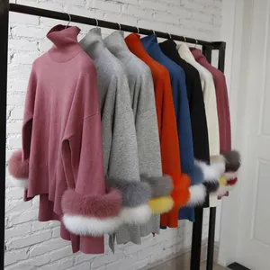 热销冬季最新流行服装针织羊毛混纺舒适女式毛衣