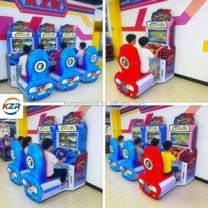 Machine de jeu de course de voitures à monnayeur pour enfants, équipement d'amusement, machine de simulation, usine source - Product Image 5