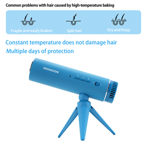 Secador <span class=keywords><strong>de</strong></span> Pelo Plegable Manos Libres <span class=keywords><strong>de</strong></span> Alta Velocidad 1200W 2026 - Diseño Silencioso y con Viento Potente para Uso en Hoteles - Product Image 4