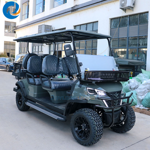 Voiture de golf électrique 6 places, buggy, kart, batterie au lithium 48V, homologuée pour la route, tout-terrain, personnalisée - Product Image 5