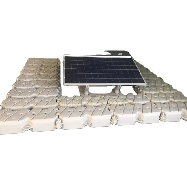 Estructura de soporte flotante Sistema de paneles solares flotantes Sistema de montaje de panel solar flotante