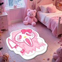 Alfombras Personalizadas con Estampado de Personajes de Sanrio, Alfombra Grande de Forma Irregular para Sala de Estar, Alfombras Lavables a Máquina, Alfombra de Hello Kitty
