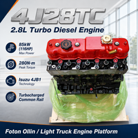 Nouveau Moteur Complet Reconditionné Foton JX493ZLQ4 4 Cylindres Diesel 2.8L Turbo 88kW 285Nm Garantie 12 Mois Léger