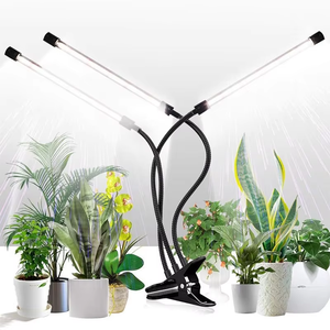 Lampes de culture pour plantes d'intérieur, barre lumineuse LED à 3 têtes avec minuterie automatique, <span class=keywords><strong>lampe</strong></span> à intensité variable pour semis et succulentes, vente en gros - Product Image 2